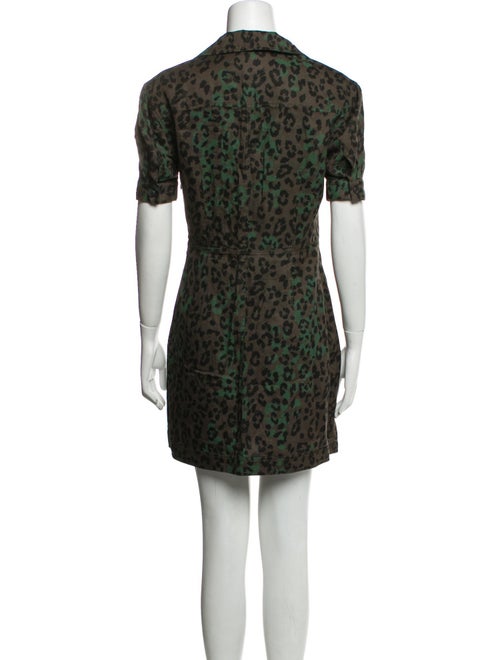 Pam & Gela Animal Print Mini Dress