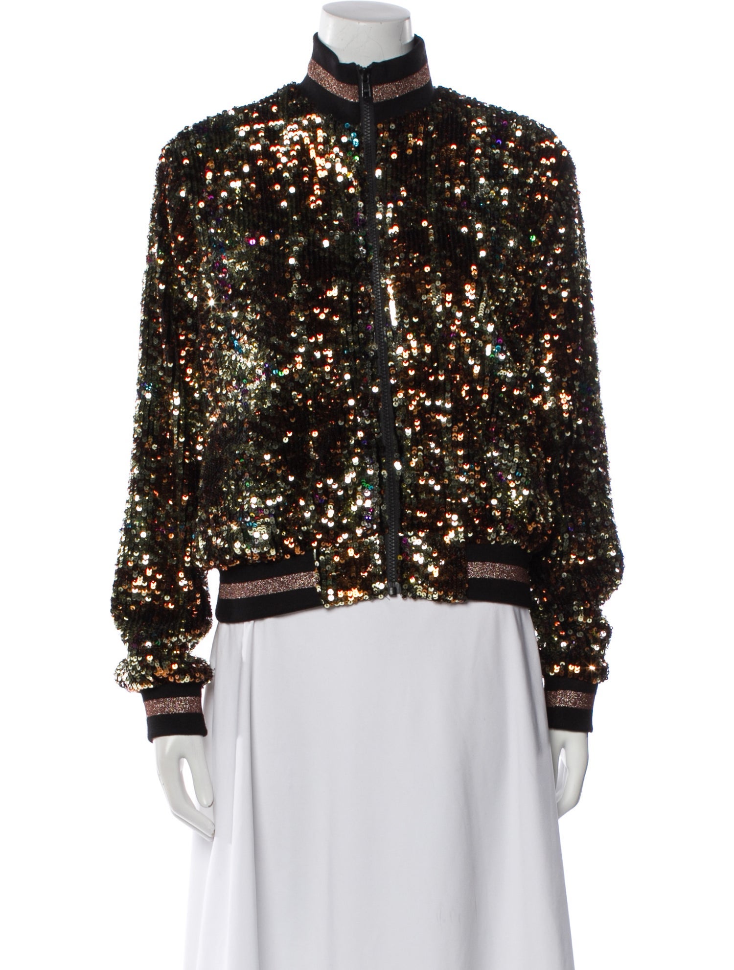 Pam & Gela Patterned Bomber Jacket