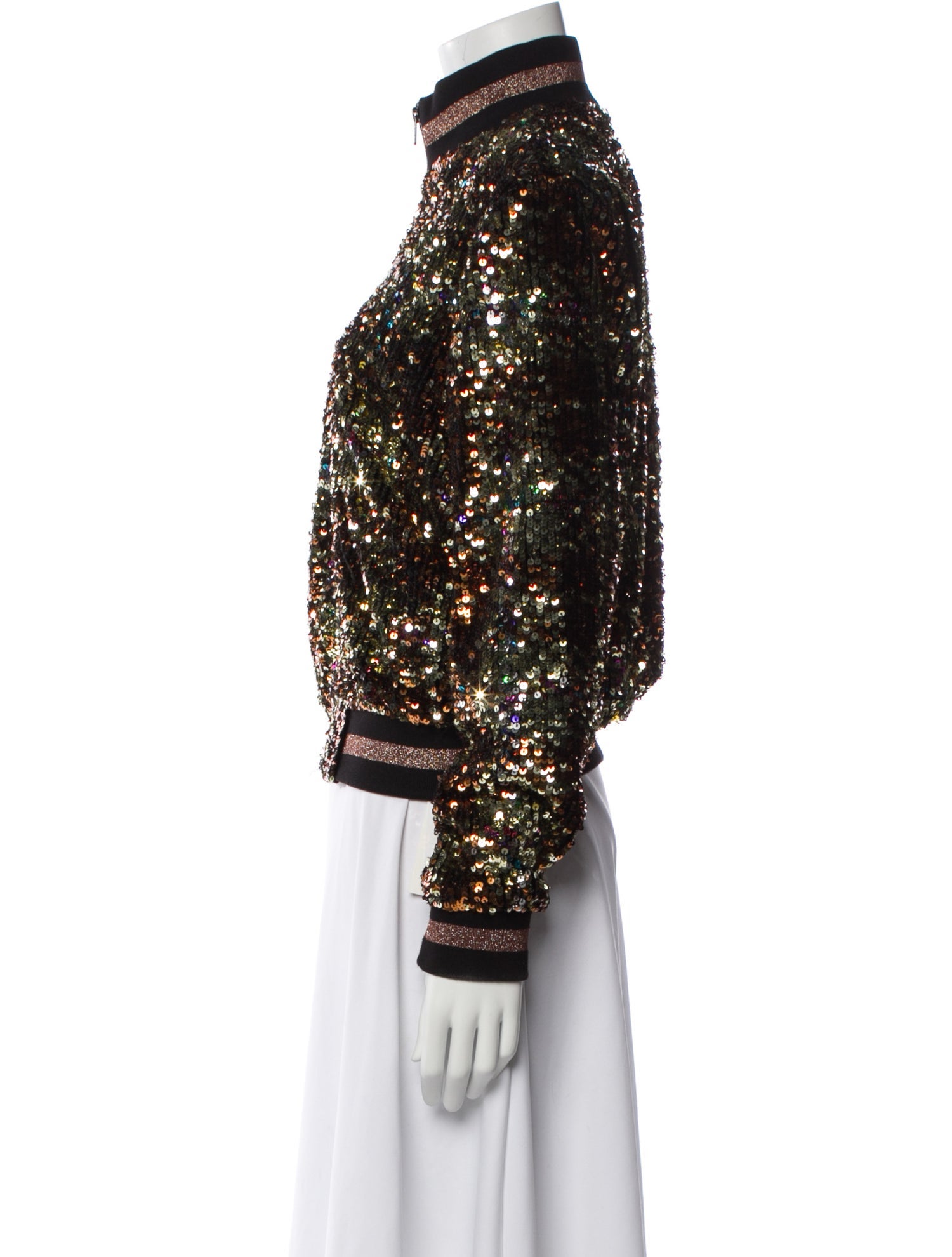 Pam & Gela Patterned Bomber Jacket