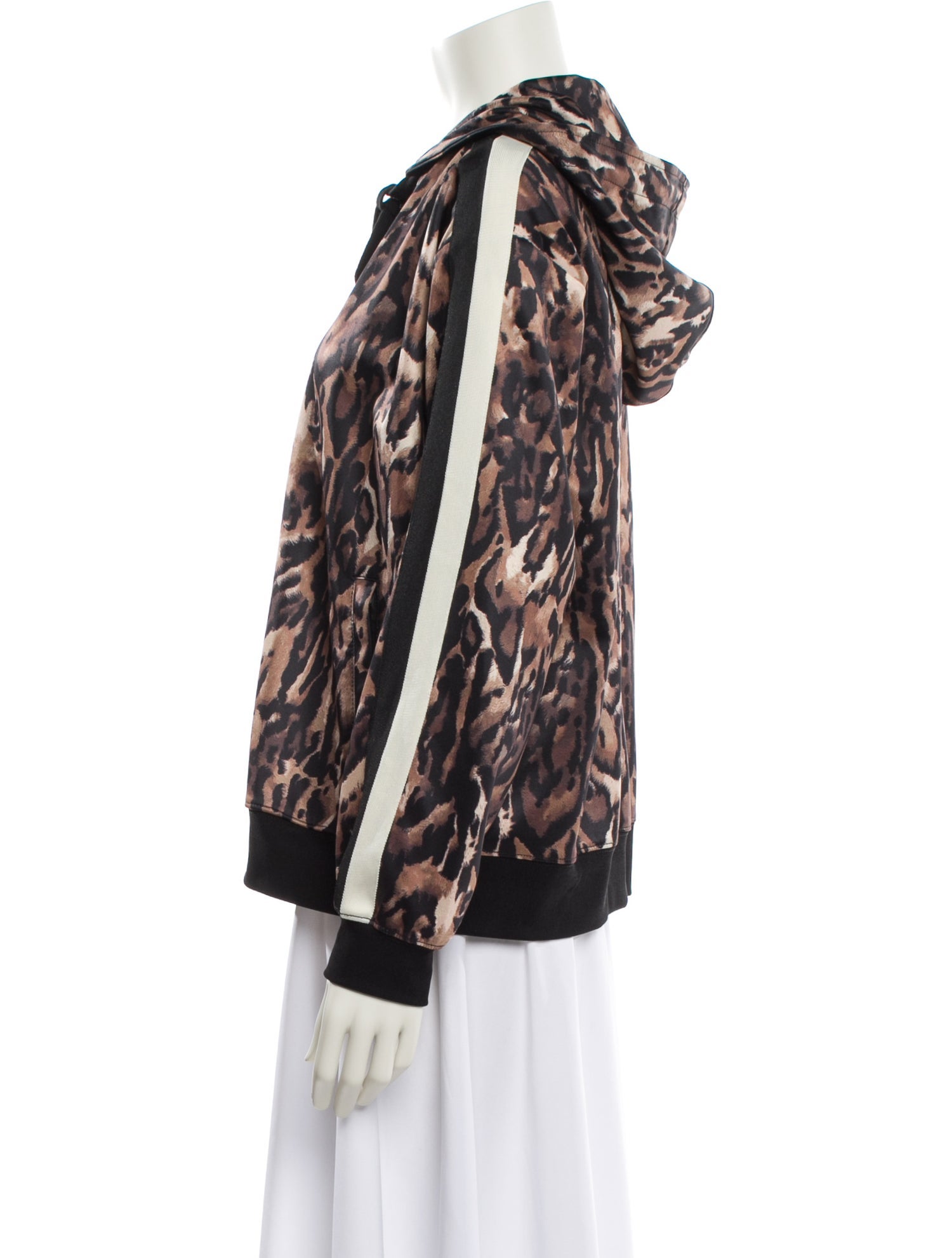 Pam & Gela Animal Print Bomber Jacket