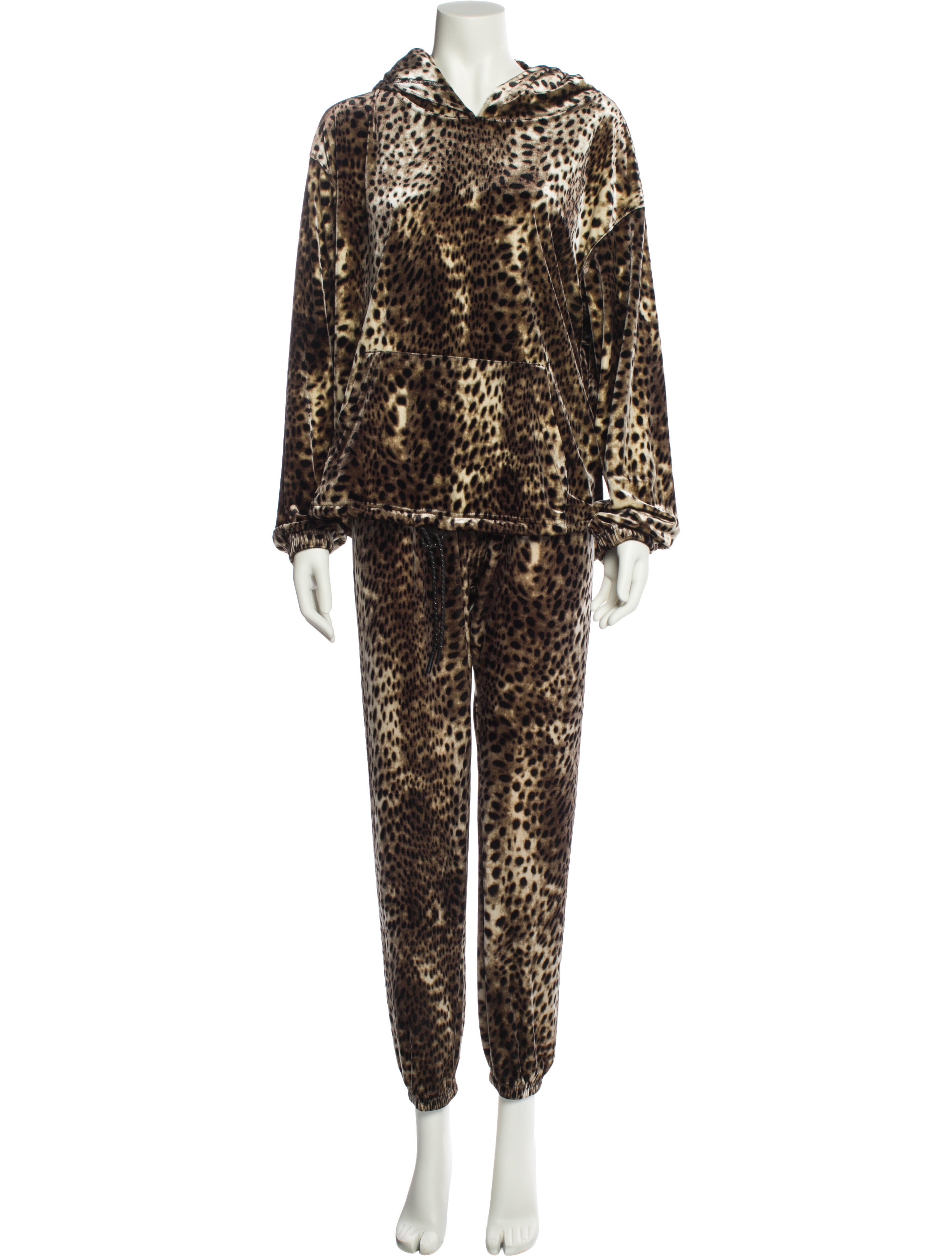 Pam & Gela Animal Print Tracksuit
