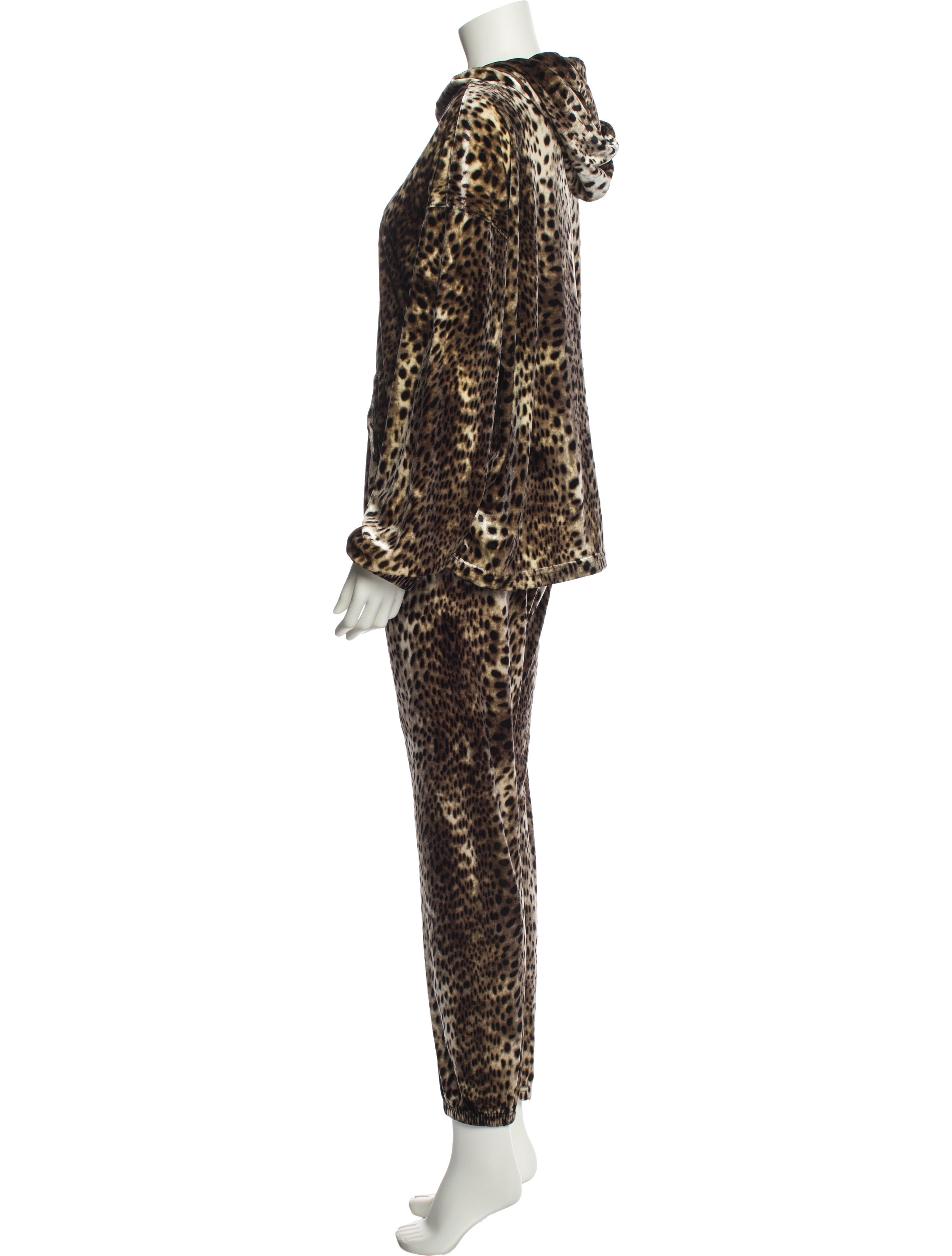 Pam & Gela Animal Print Tracksuit