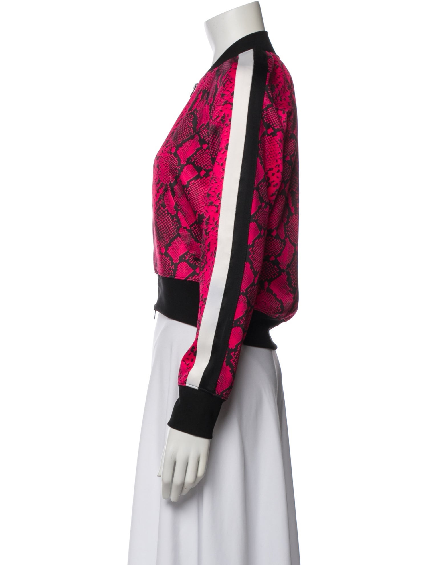 Pam & Gela Floral Print Bomber Jacket