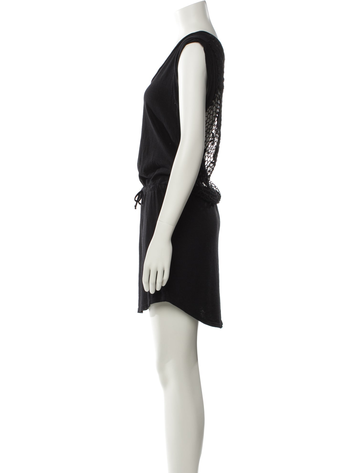 Pam & Gela Scoop Neck Mini Dress