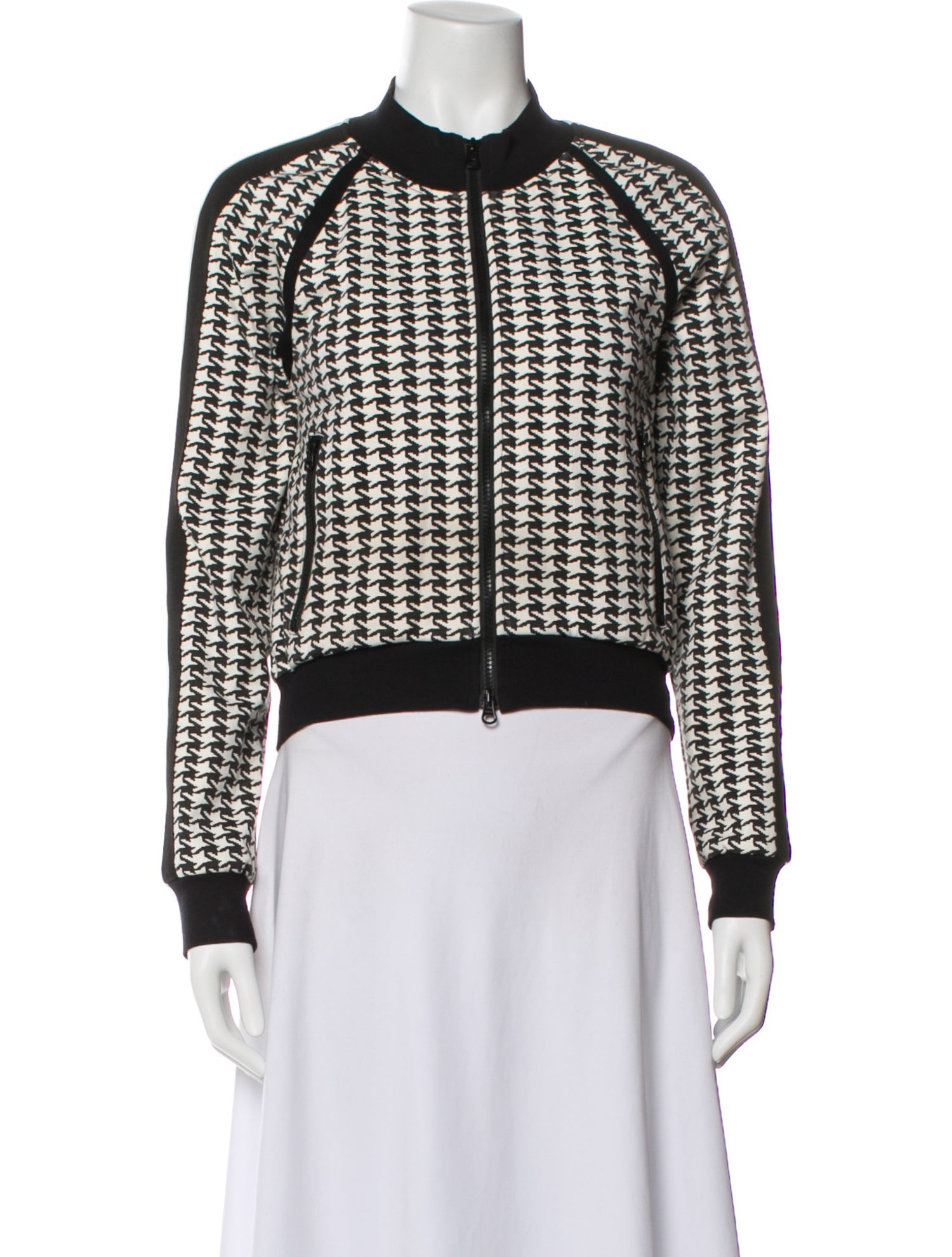 Pam & Gela Houndstooth Print Evening Jacket