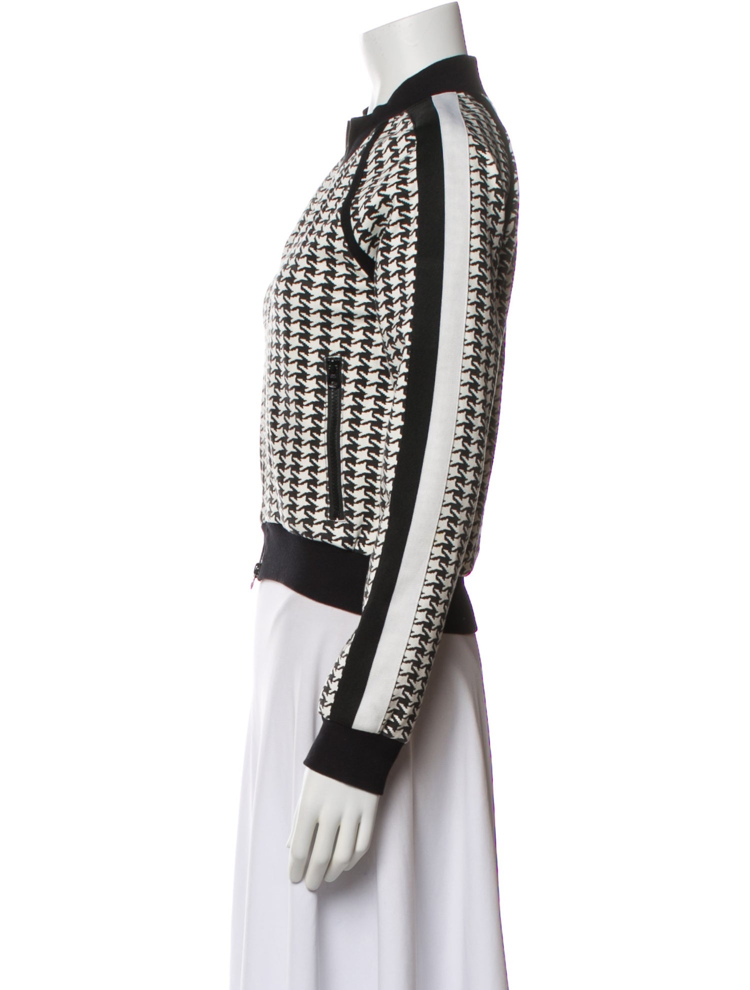 Pam & Gela Houndstooth Print Evening Jacket