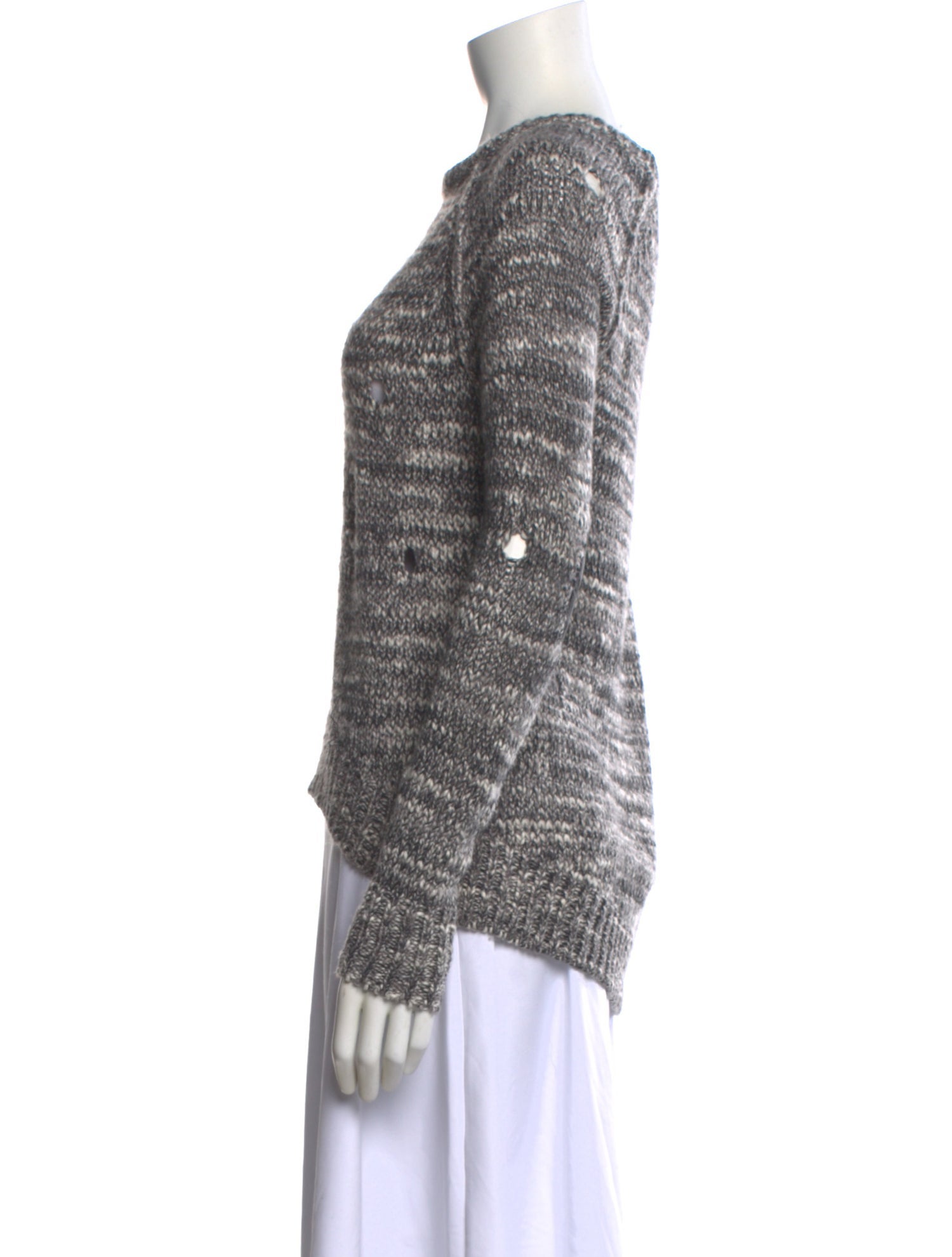 Pam & Gela Bateau Neckline Sweater