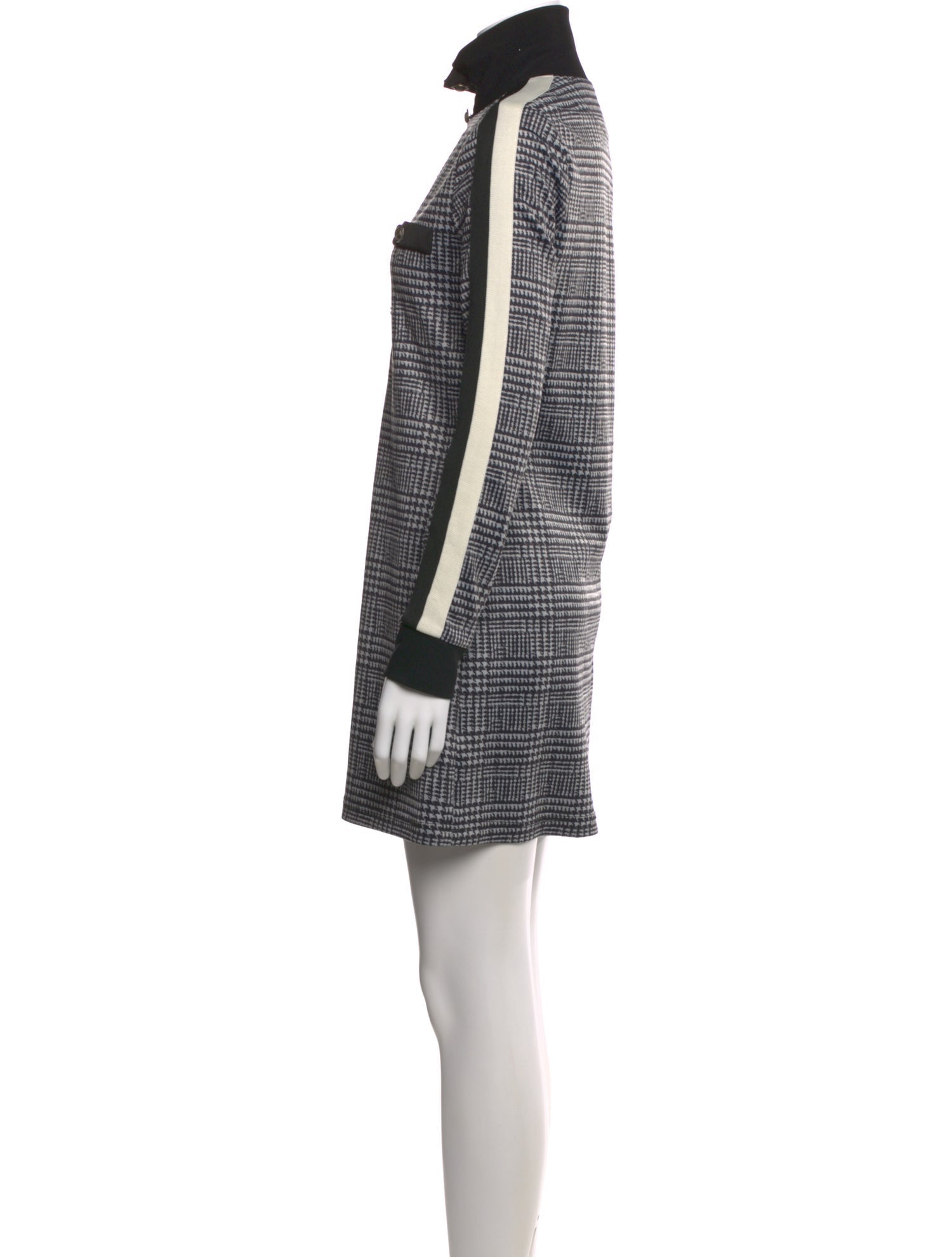 Pam & Gela Mock Neck Mini Dress