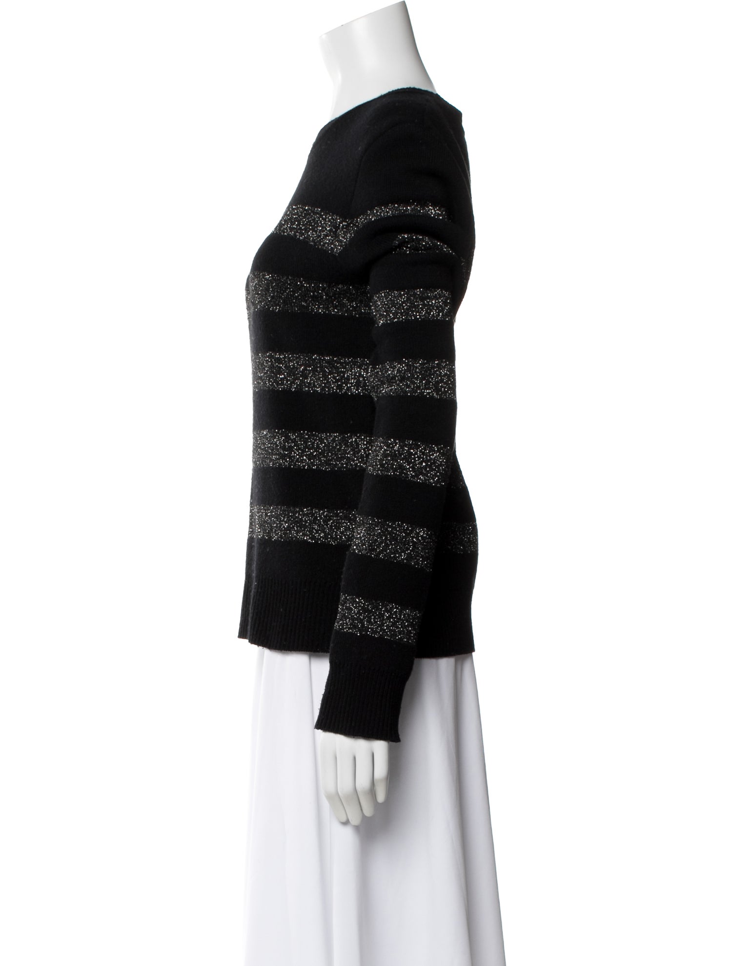 Pam & Gela Striped Crew Neck Sweater