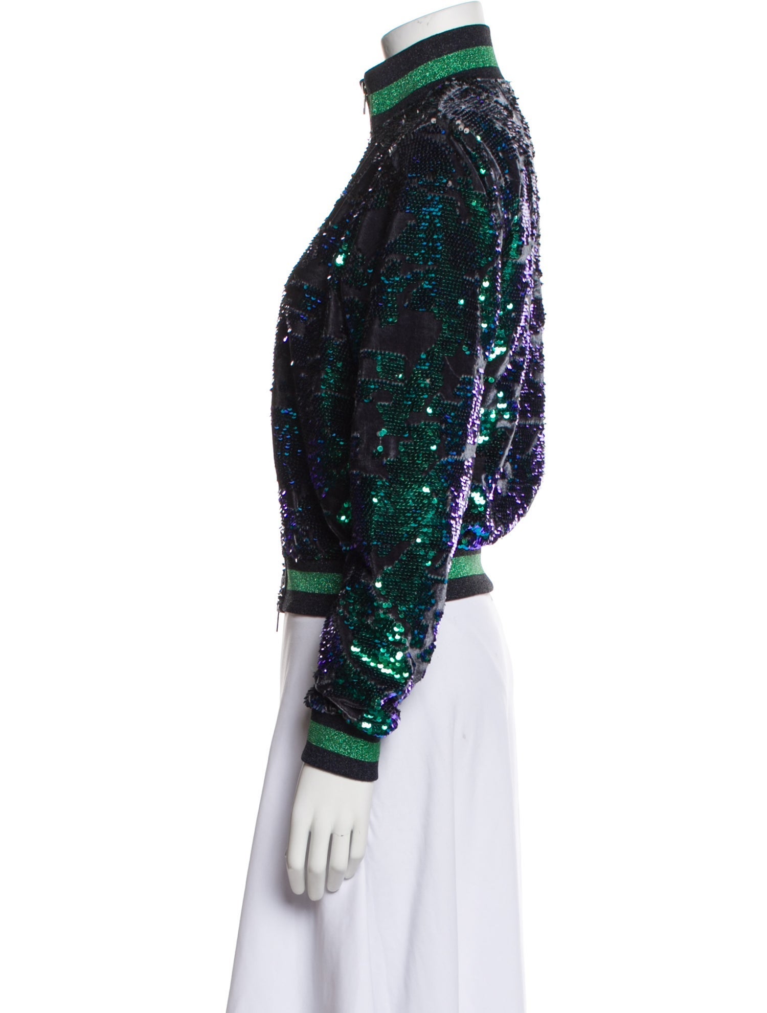 Pam & Gela Patterned Bomber Jacket