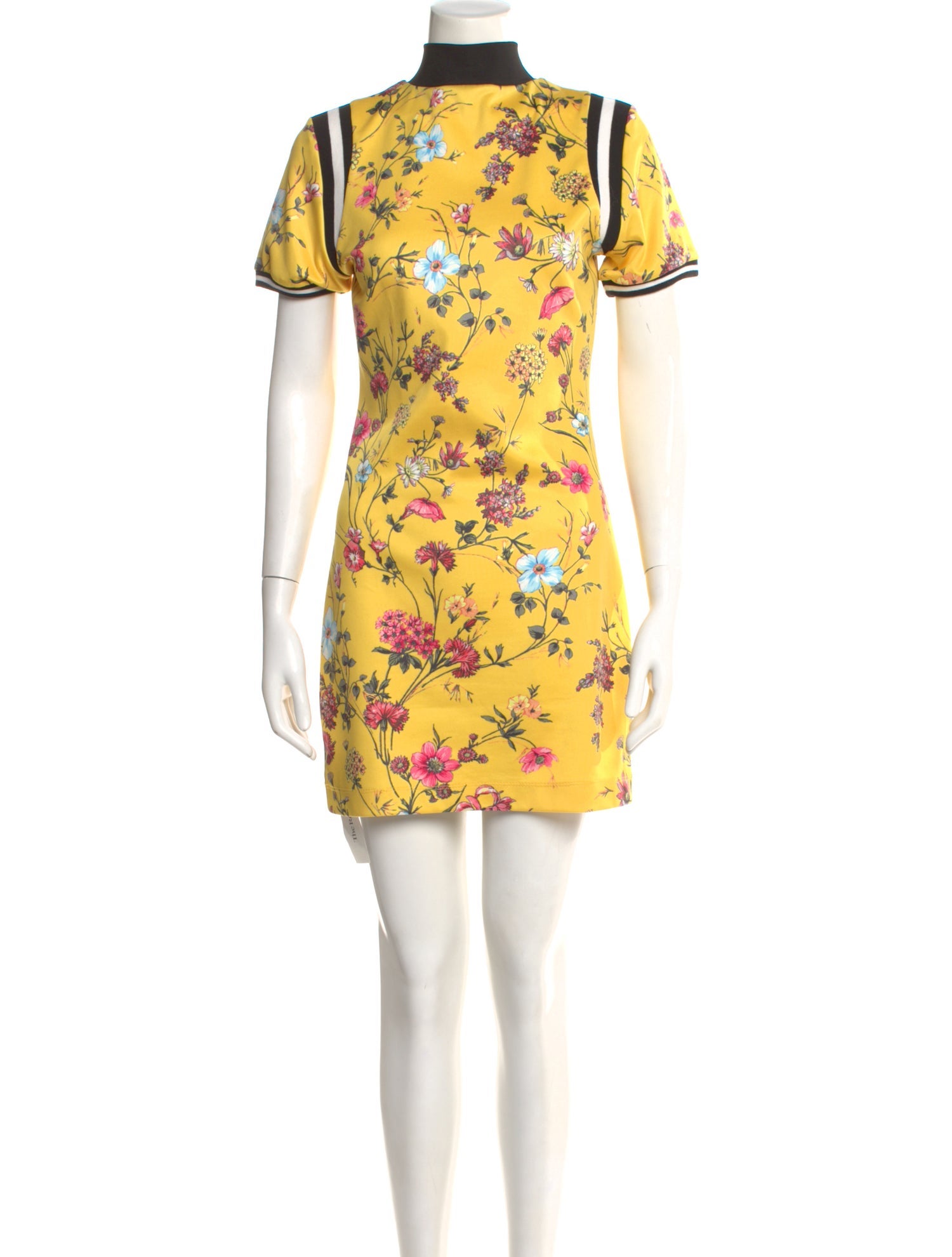 Pam & Gela Floral Print Mini Dress