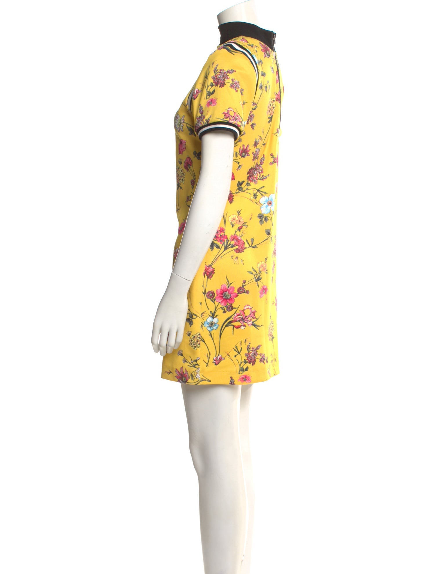 Pam & Gela Floral Print Mini Dress