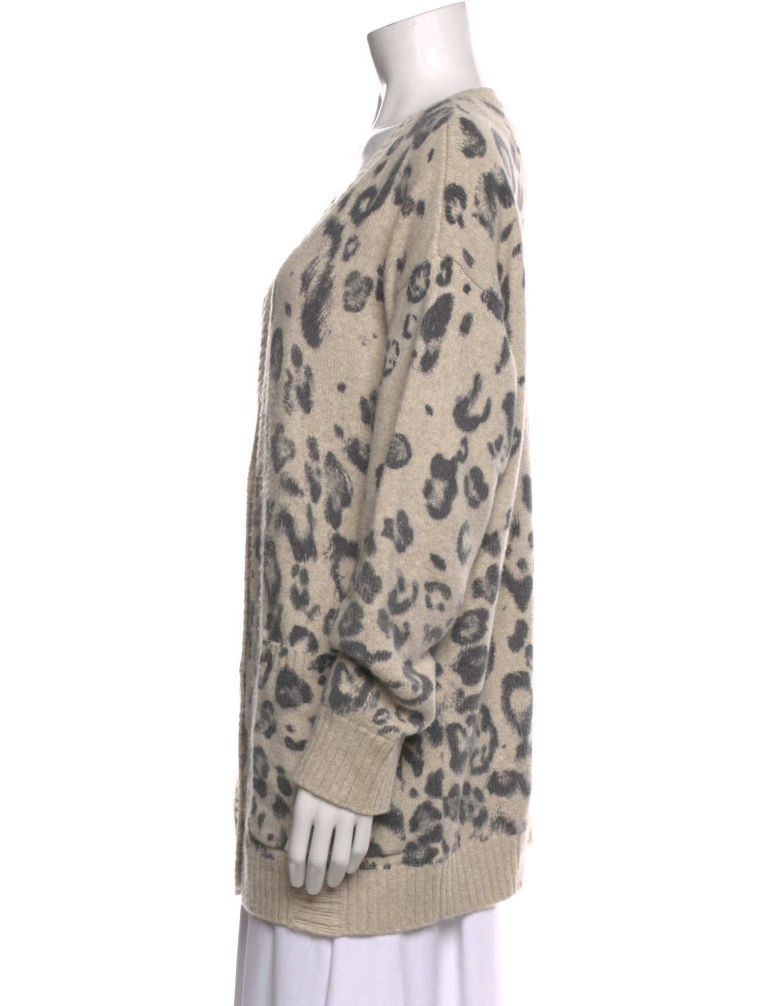 Pam & Gela Alpaca Animal Print Sweater