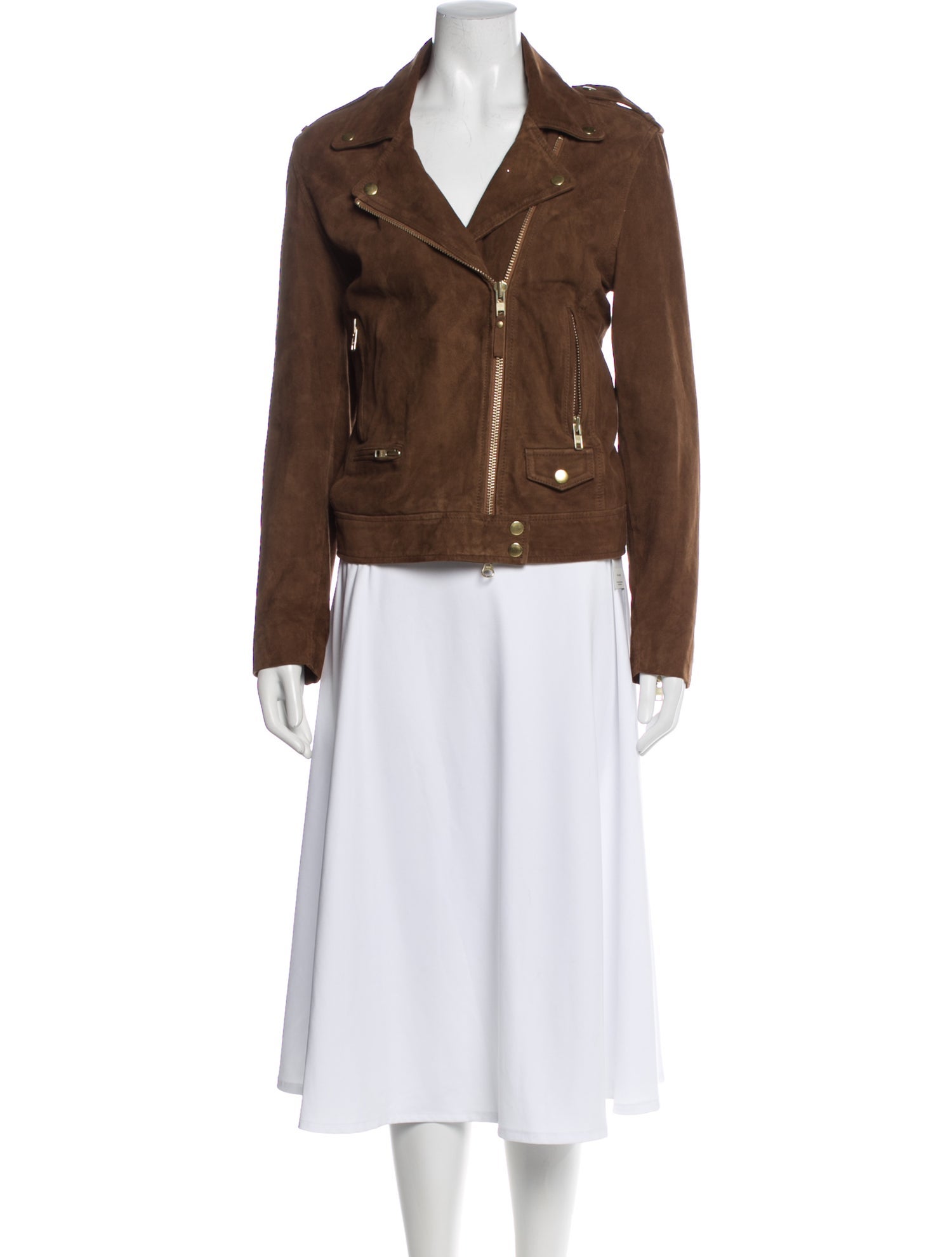 Pam & Gela Leather Biker Jacket