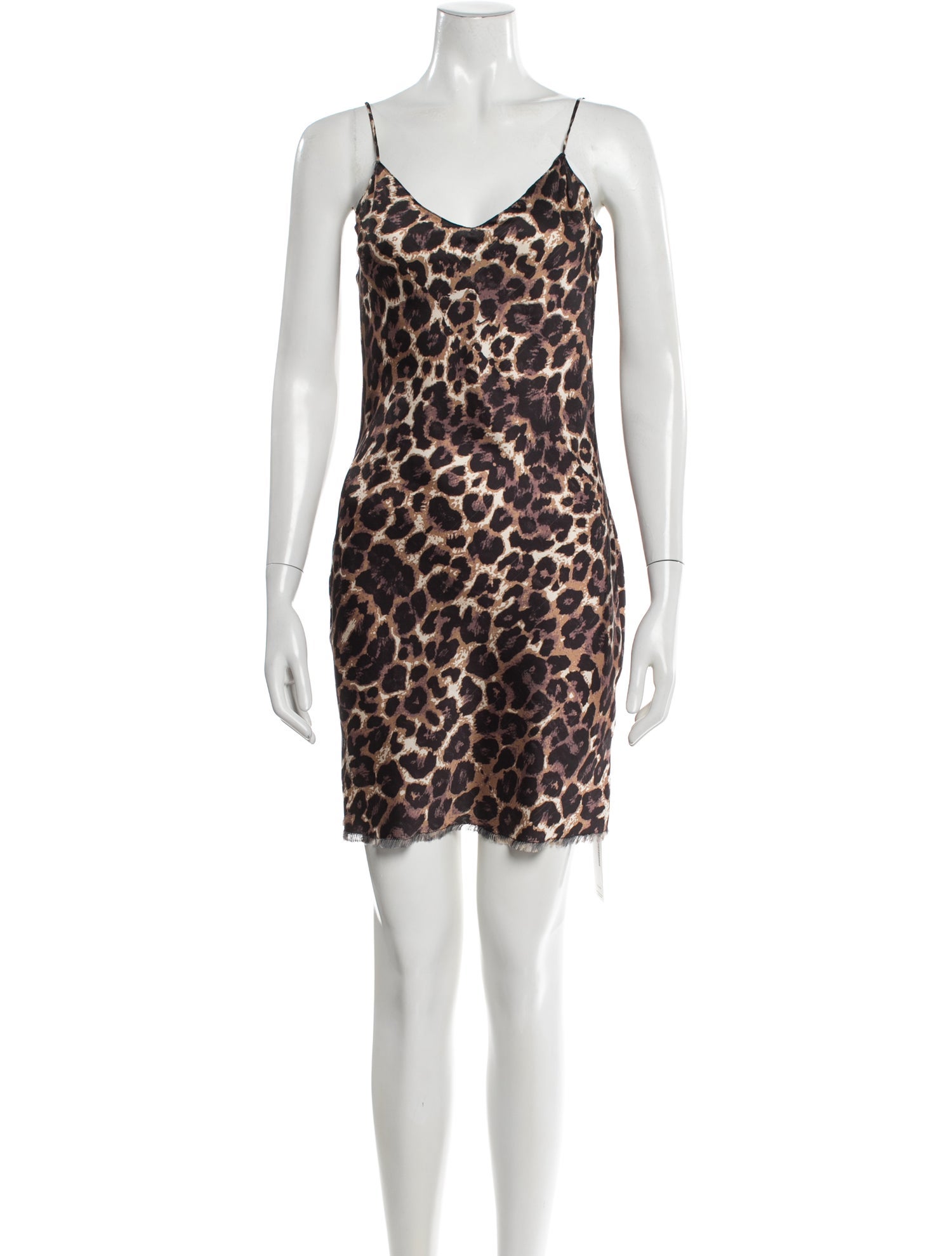 Pam & Gela Animal Print Mini Dress