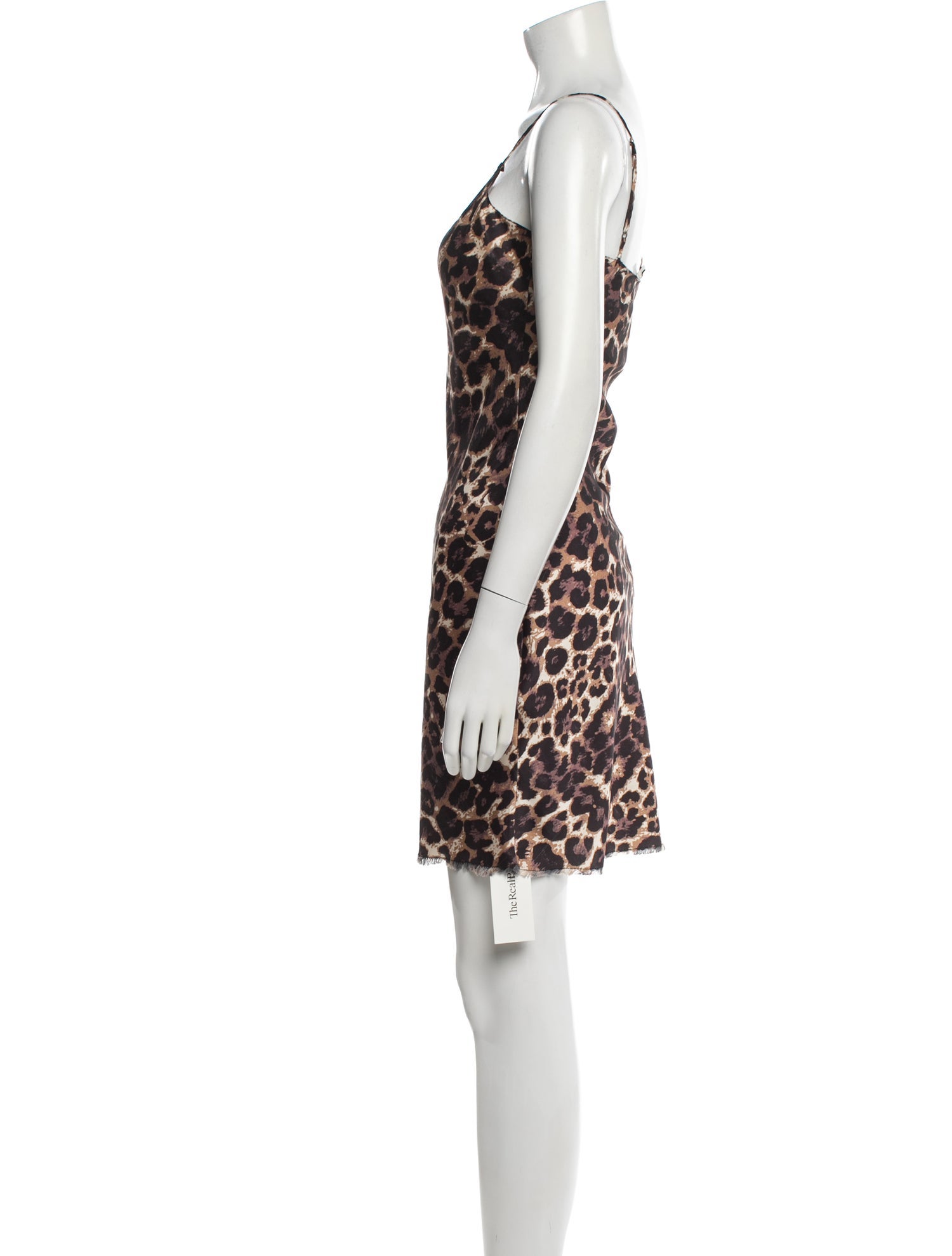Pam & Gela Animal Print Mini Dress