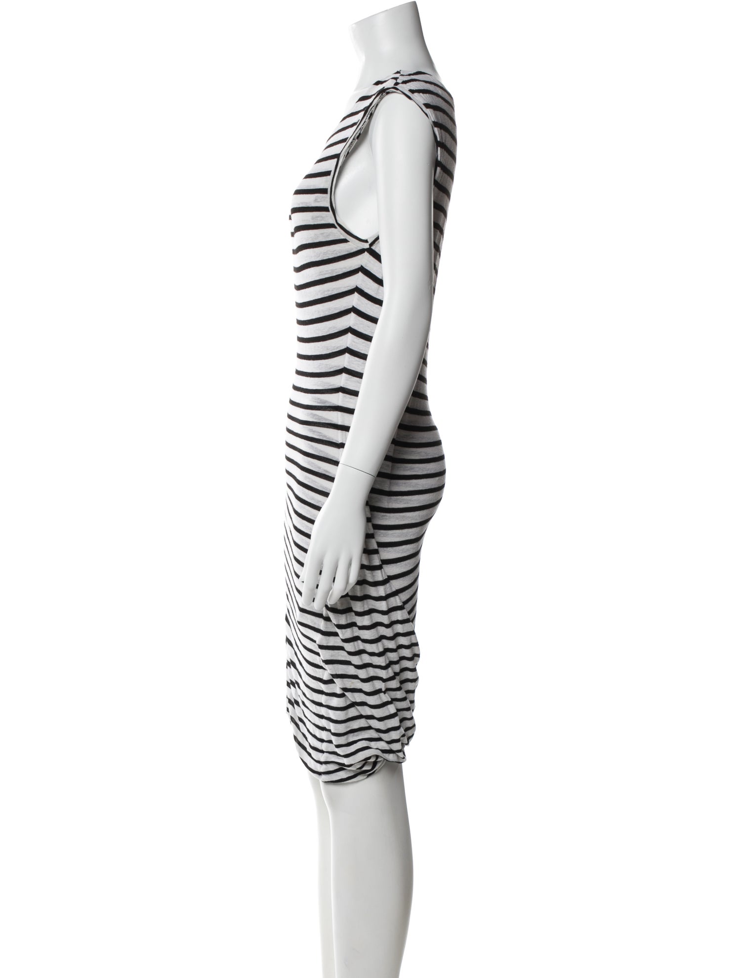 Pam & Gela Striped Knee-Length Dress