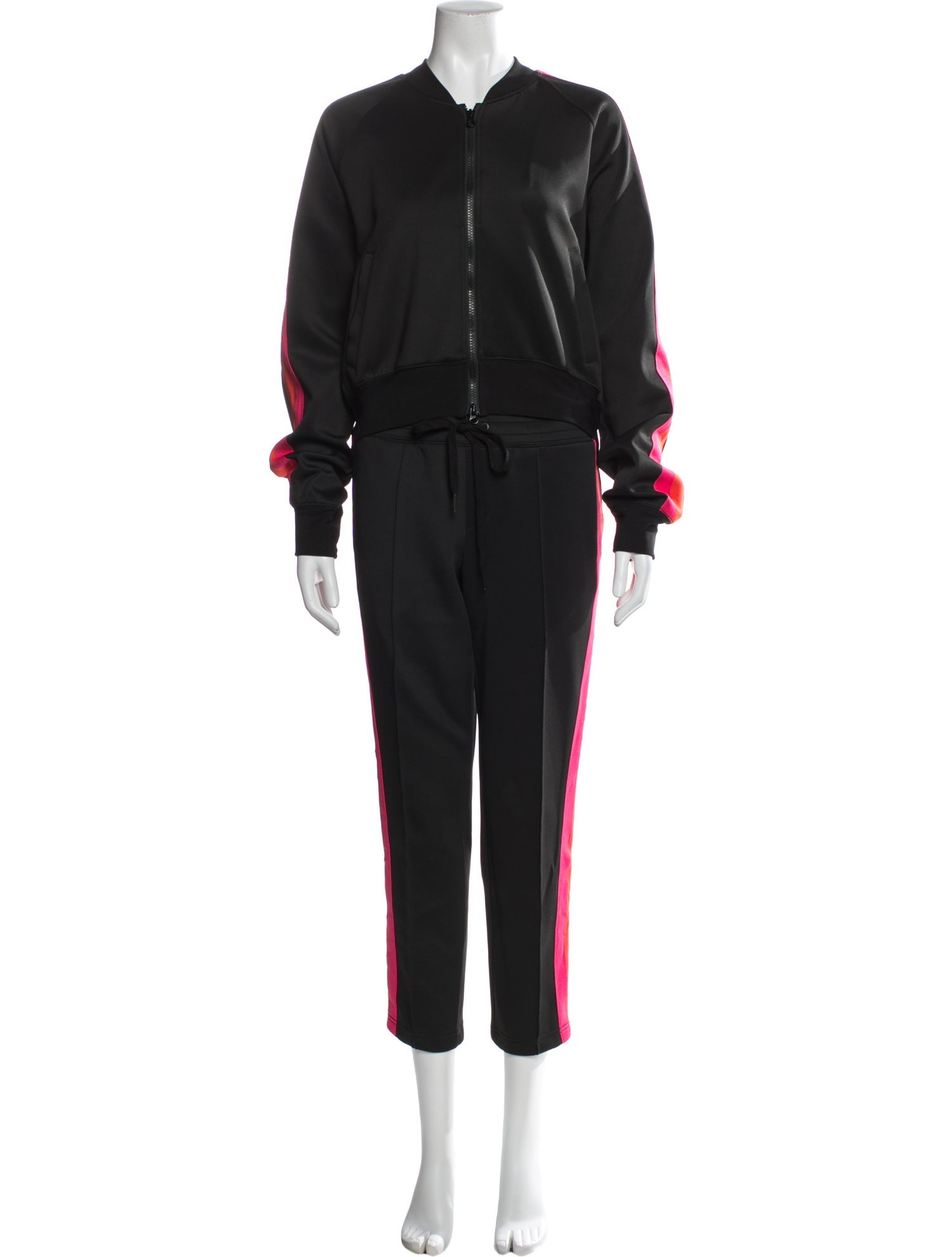 Pam & Gela Colorblock Pattern Grosgrain Trim Tracksuit