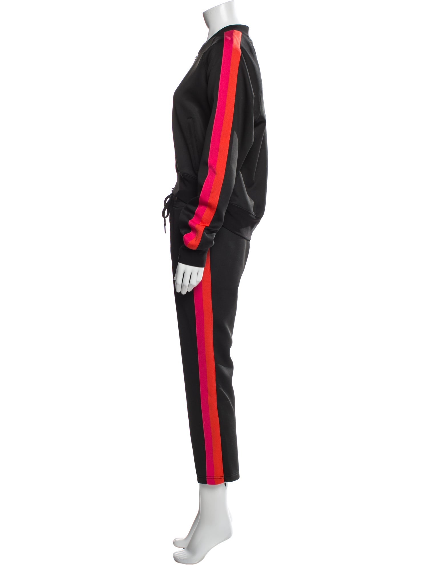 Pam & Gela Colorblock Pattern Grosgrain Trim Tracksuit