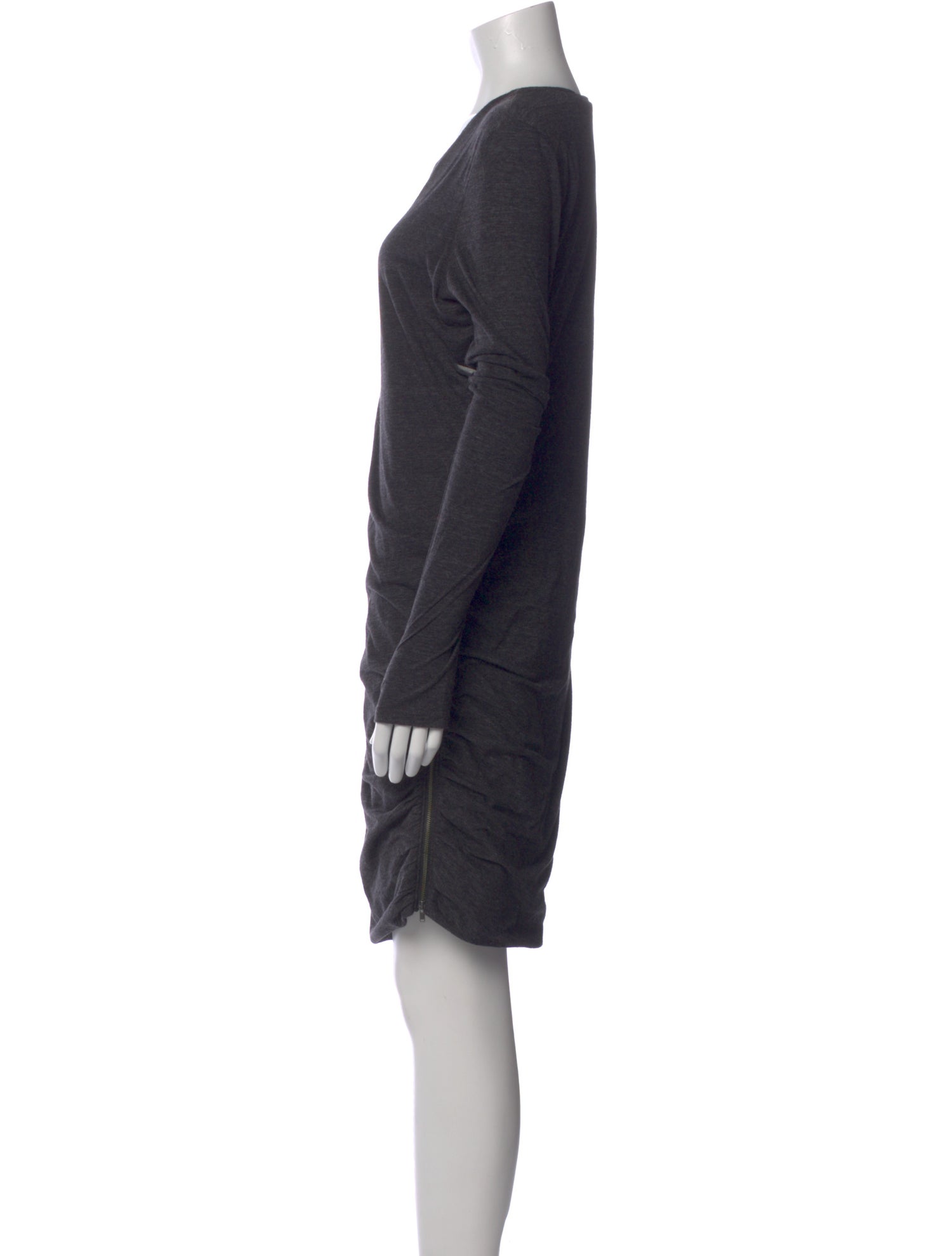 Pam & Gela Crew Neck Knee-Length Dress
