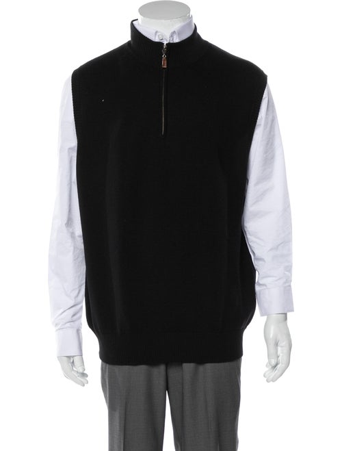 Peter Millar Wool Sweater Vest black