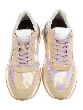 Philippe Model Nylon Camouflage Print Sneakers