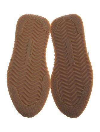 Philippe Model Suede Colorblock Pattern Sneakers