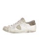 Philippe Model Leather Animal Print Sneakers