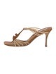 Philippe Model Suede T-Strap Sandals