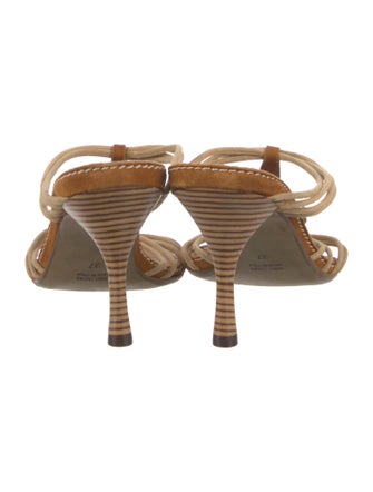 Philippe Model Suede T-Strap Sandals