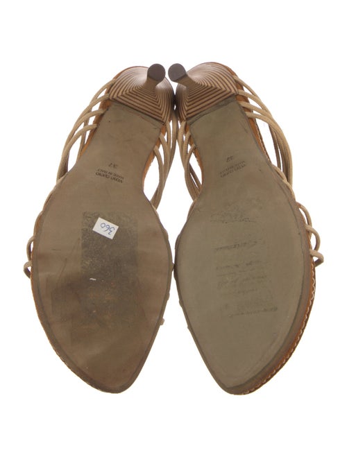 Philippe Model Suede T-Strap Sandals