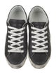 Philippe Model Glitter Leather Trim Embellishment Sneakers