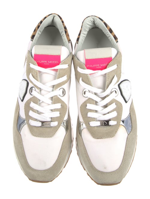 Philippe Model Suede Animal Print Sneakers