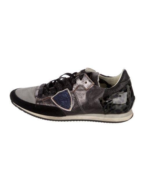 Philippe Model Leather Printed Athletic Sneakers