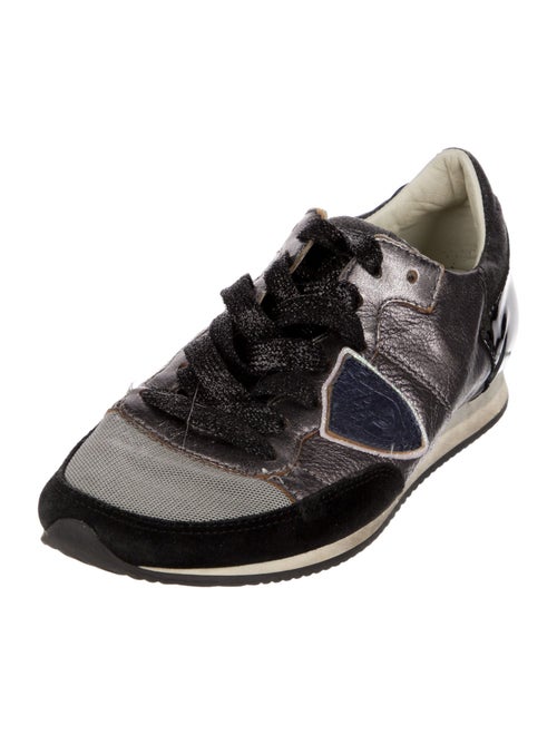 Philippe Model Leather Printed Athletic Sneakers