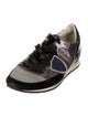Philippe Model Leather Printed Athletic Sneakers