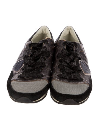 Philippe Model Leather Printed Athletic Sneakers