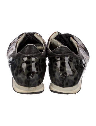 Philippe Model Leather Printed Athletic Sneakers