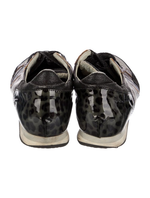 Philippe Model Leather Printed Athletic Sneakers