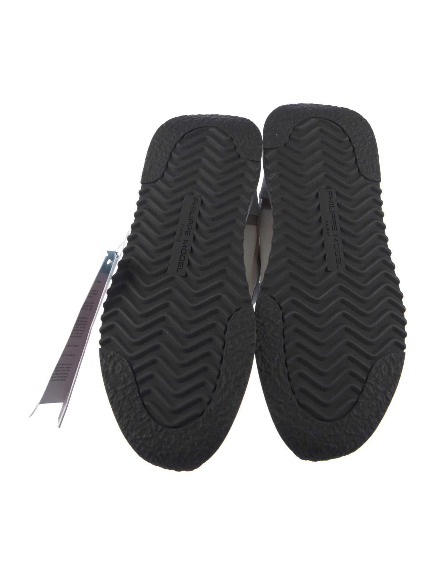 Philippe Model Nylon Colorblock Pattern Sneakers