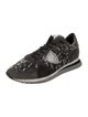 Philippe Model Suede Tweed Pattern Sneakers
