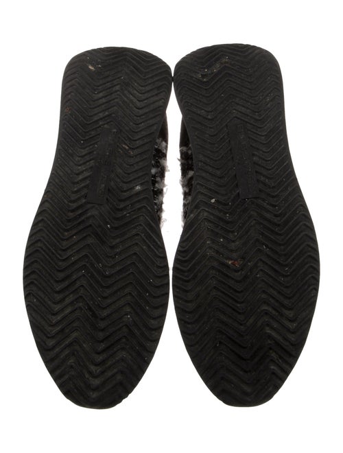 Philippe Model Suede Tweed Pattern Sneakers