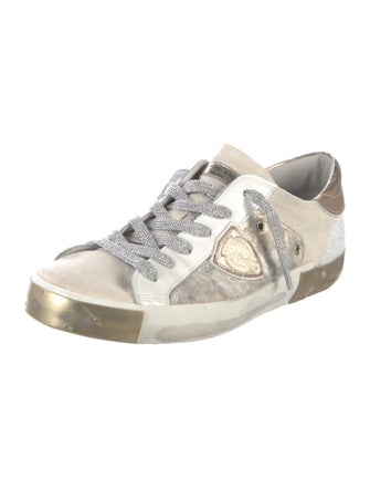 Philippe Model Leather Printed Sneakers