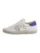 Philippe Model Leather Distressed Accents Sneakers