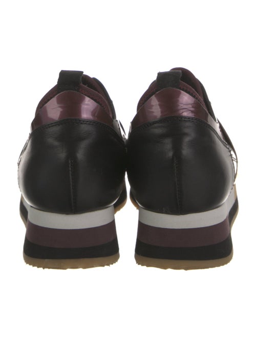 Philippe Model Leather Colorblock Pattern Athletic Sneakers