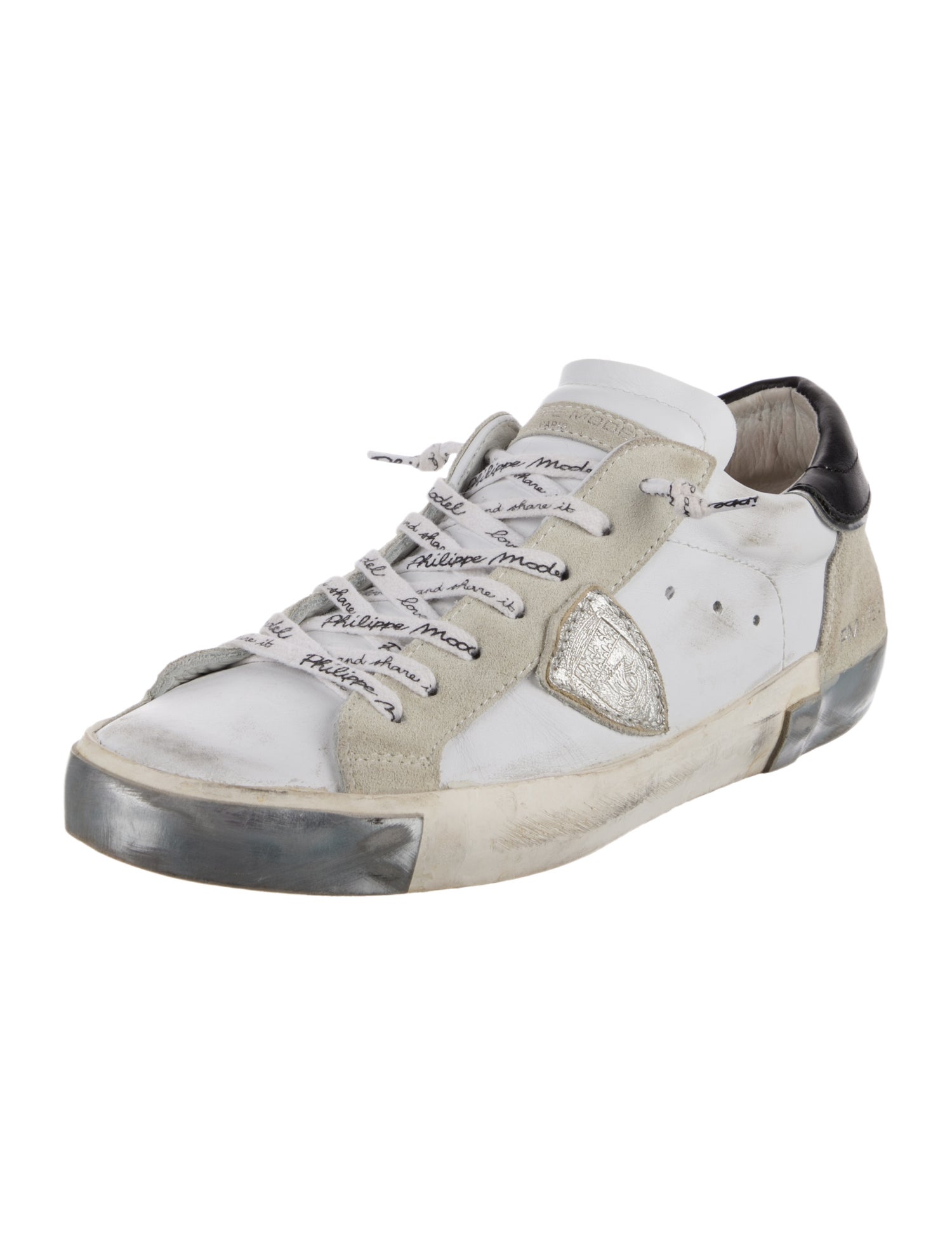 Philippe Model Leather Printed Sneakers