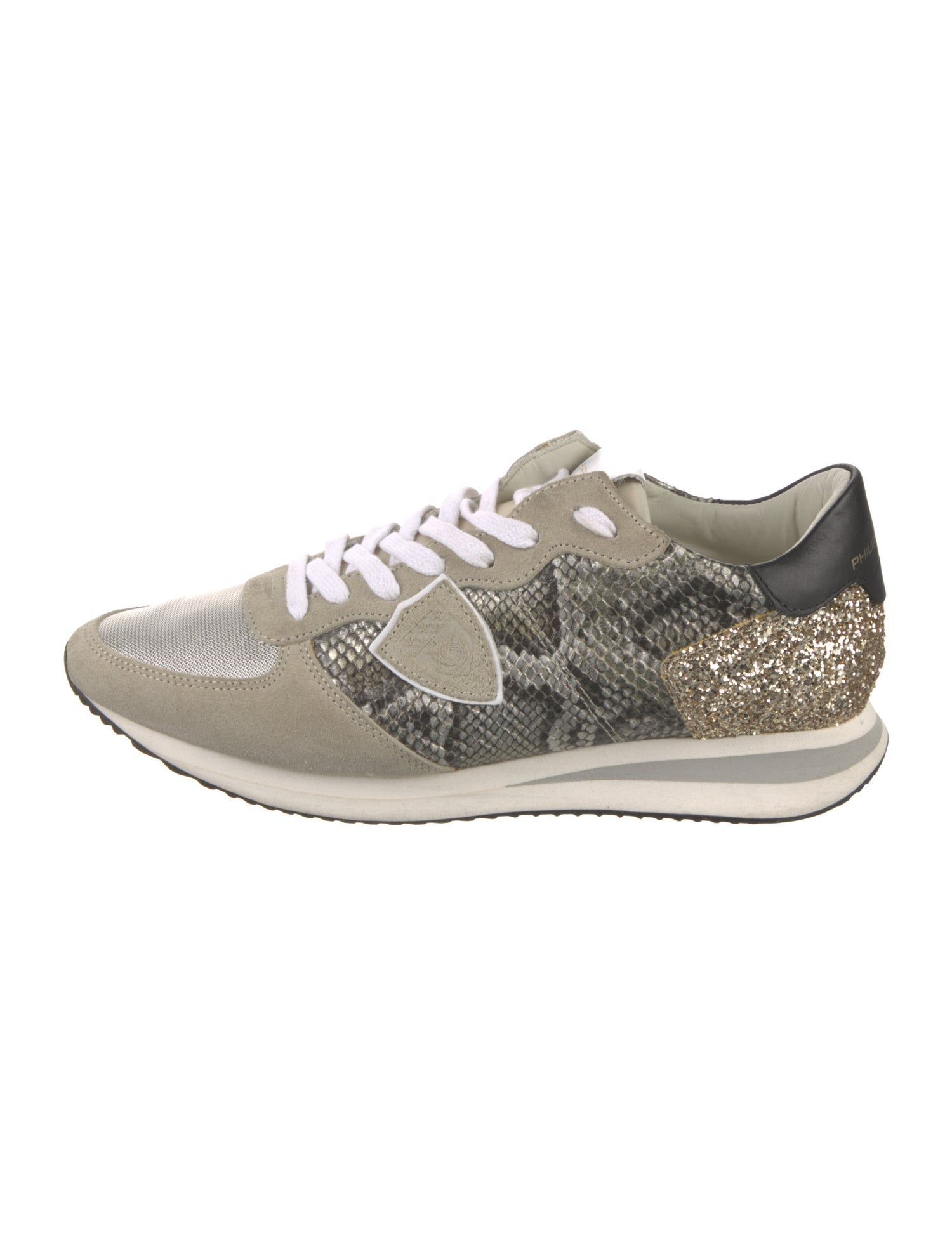 Philippe Model Leather Animal Print Sneakers