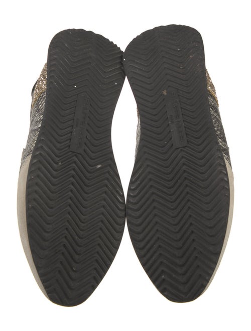 Philippe Model Leather Animal Print Sneakers