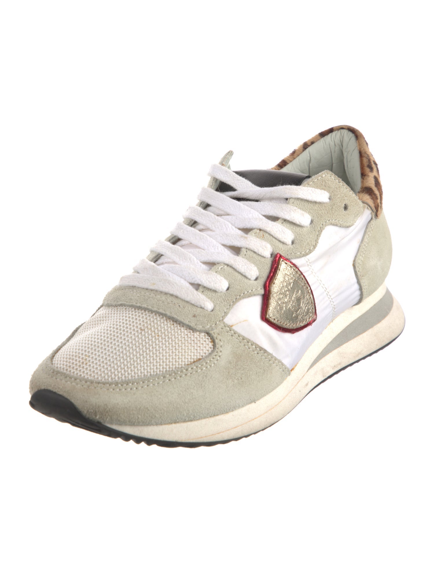 Philippe Model Suede Printed Sneakers