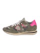 Philippe Model Suede Camouflage Print Sneakers